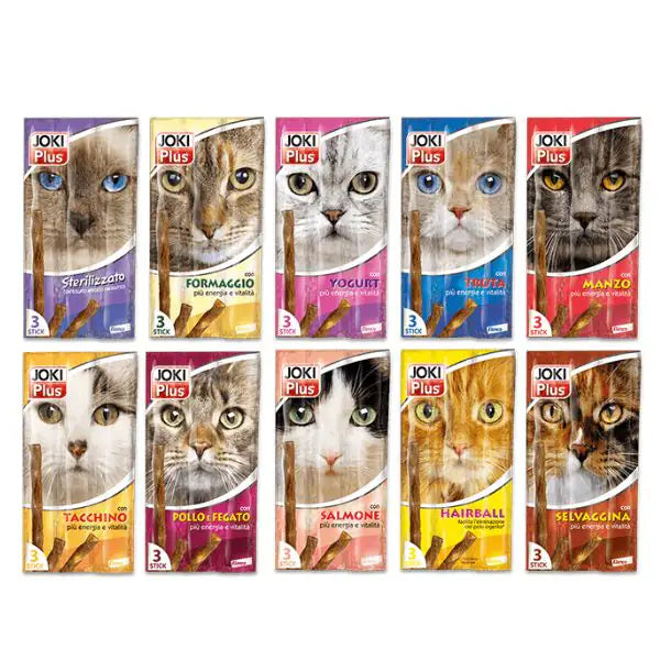 Joki Plus 3 Stick 15 gr snack per gatto   bauzaarit.myshopify.com