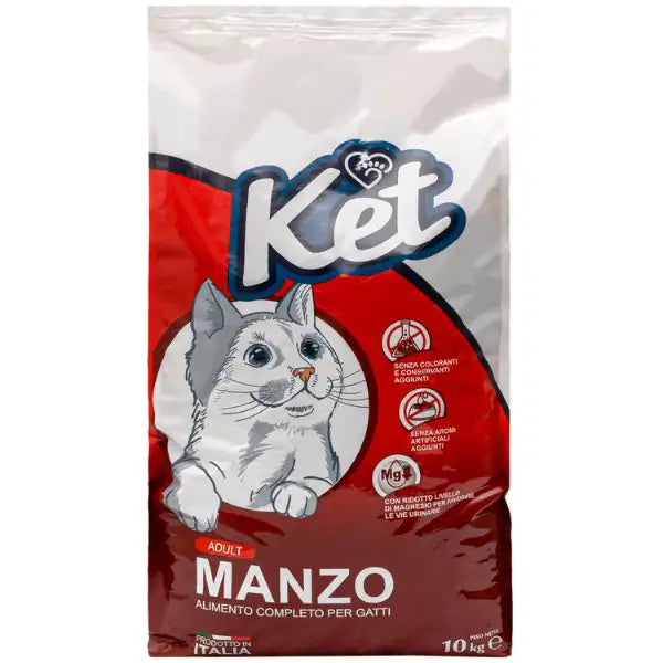 Ket Cat Adult Manzo  10 kg bauzaarit.myshopify.com