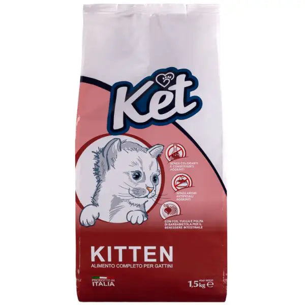 Ket Cat Kitten Pollo  1,5 kg bauzaarit.myshopify.com