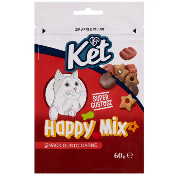 Ket Cat Snack Happy Mix 60 gr  Mix carne bauzaarit.myshopify.com