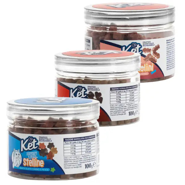 Ket Cat Snack morbidi per gatti in barattolo da 100 gr  100 gr bauzaarit.myshopify.com