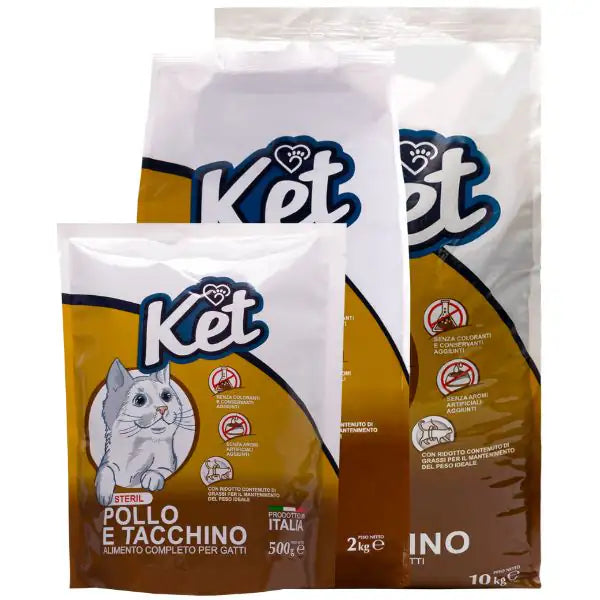 Ket Cat Sterilised pollo e tacchino   bauzaarit.myshopify.com