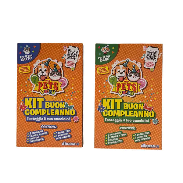 Kit buon compleanno MyPets Party   bauzaarit.myshopify.com