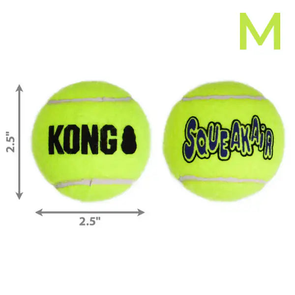 Kong Air Squeaker Tennis Ball   bauzaarit.myshopify.com