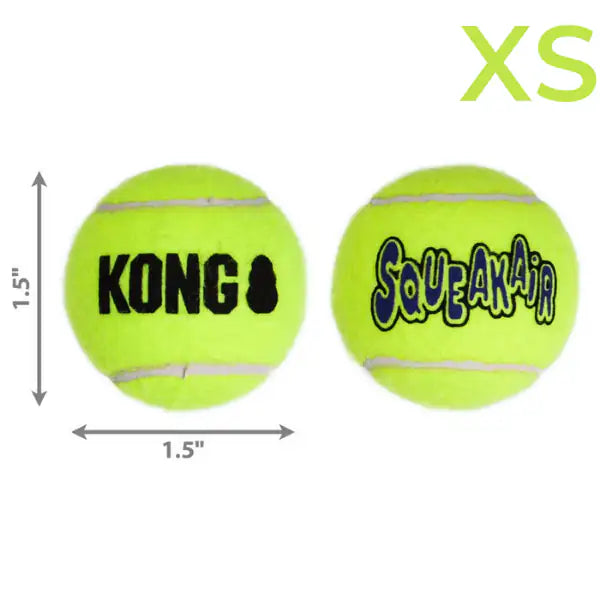 Kong Air Squeaker Tennis Ball   bauzaarit.myshopify.com
