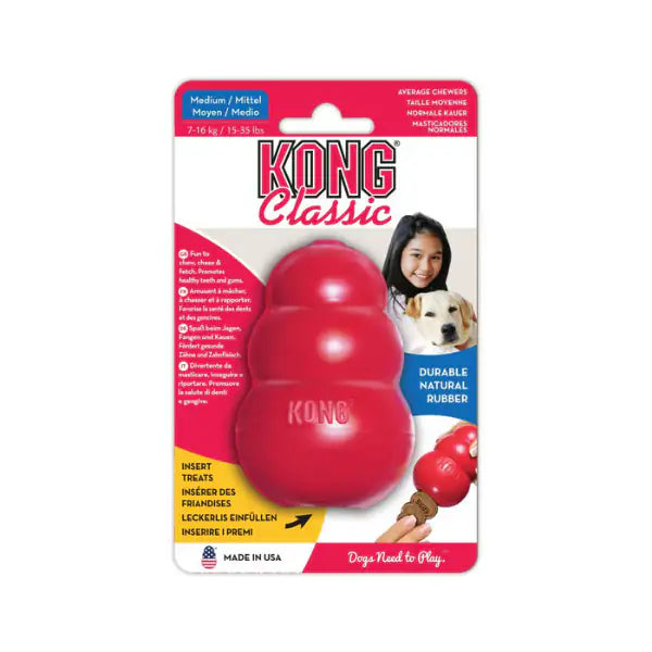 Kong Classic  Medium bauzaarit.myshopify.com