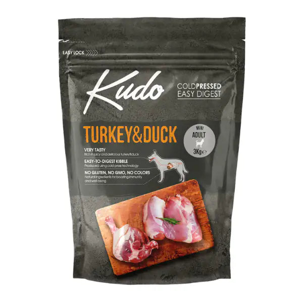 Kudo Low Grain Adult Mini Tacchino e Anatra   bauzaarit.myshopify.com