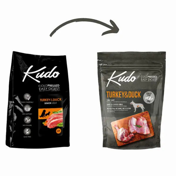 Kudo Low Grain Senior Light Tacchino e Anatra   bauzaarit.myshopify.com