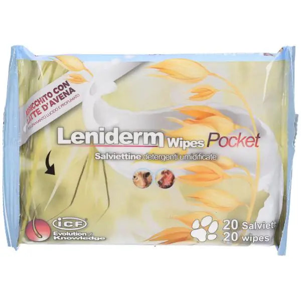 Leniderm Wipes ICF salviette dermatologiche per cani e gatti   bauzaarit.myshopify.com