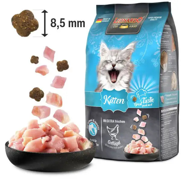 Leonardo Cat food Kitten Pollame fresco   bauzaarit.myshopify.com