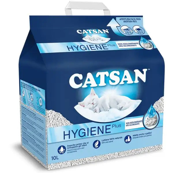 Lettiera Catsan Hygiene Plus non agglomerante   bauzaarit.myshopify.com