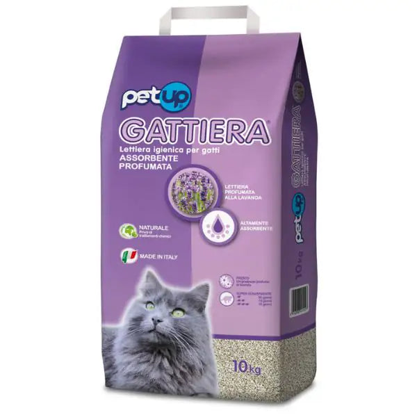 Lettiera assorbente naturale profumata Gattiera PetUp  8 litri (10 kg) bauzaarit.myshopify.com