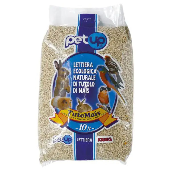 Lettiera ecologica naturale di tutolo di mais Tutomais PetUp  Inodore - 10 litri bauzaarit.myshopify.com