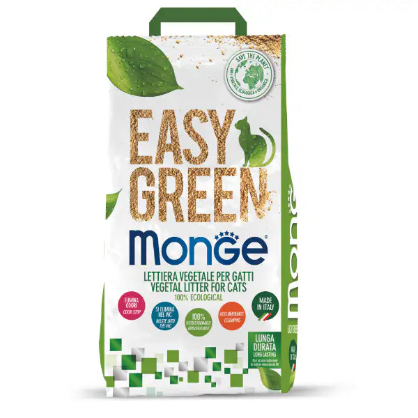 Lettiera vegetale ecologica Monge Easy Green   bauzaarit.myshopify.com