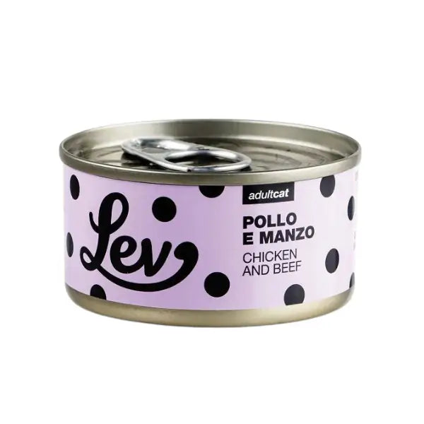 Lev Cat Adult Complementare 70 gr  Pollo e manzo bauzaarit.myshopify.com