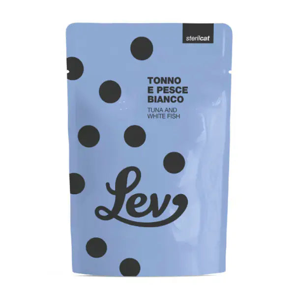 Lev Cat Natural Code Sterilised in Jelly 60 gr  Tonno e pesce bianco bauzaarit.myshopify.com