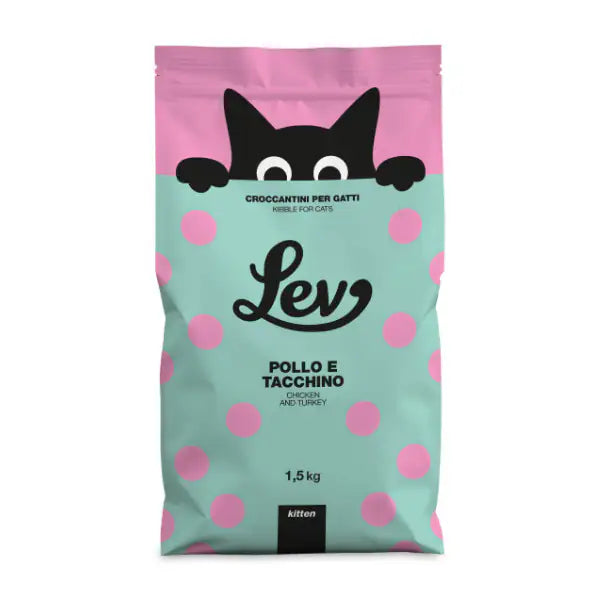 Lev Kitten Pollo e Tacchino  1,5 kg bauzaarit.myshopify.com