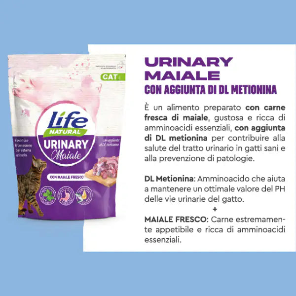 LifeCat Natural Adult Urinary Maiale fresco   bauzaarit.myshopify.com