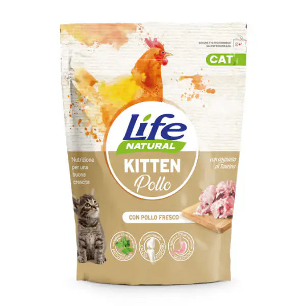 LifeCat Natural Kitten Pollo fresco   bauzaarit.myshopify.com