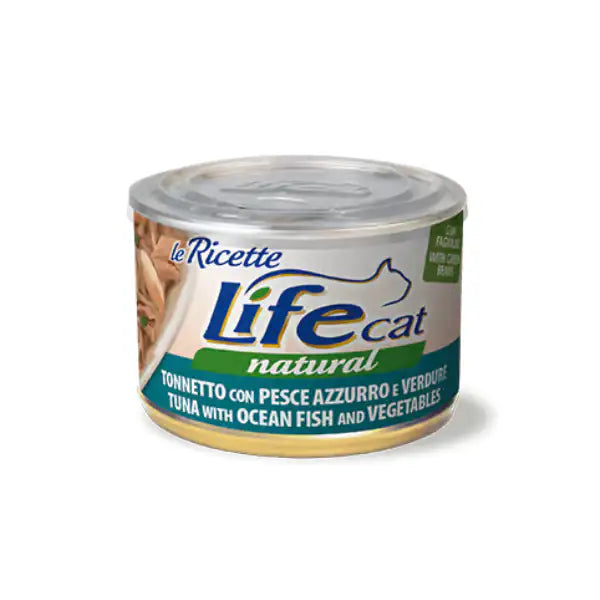 Life Cat Natural Le Ricette 150 gr  Tonnetto con pesce azzurro e verdure bauzaarit.myshopify.com