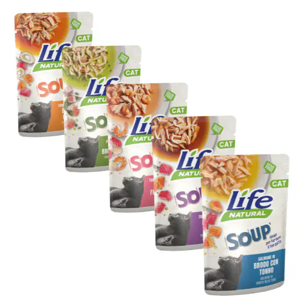 Life Cat Natural Soup Bustine in brodo Grain Free 60 gr   bauzaarit.myshopify.com