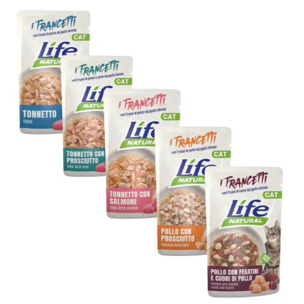 Life Cat Natural Trancetti Bustine Grain Free 55 gr   bauzaarit.myshopify.com