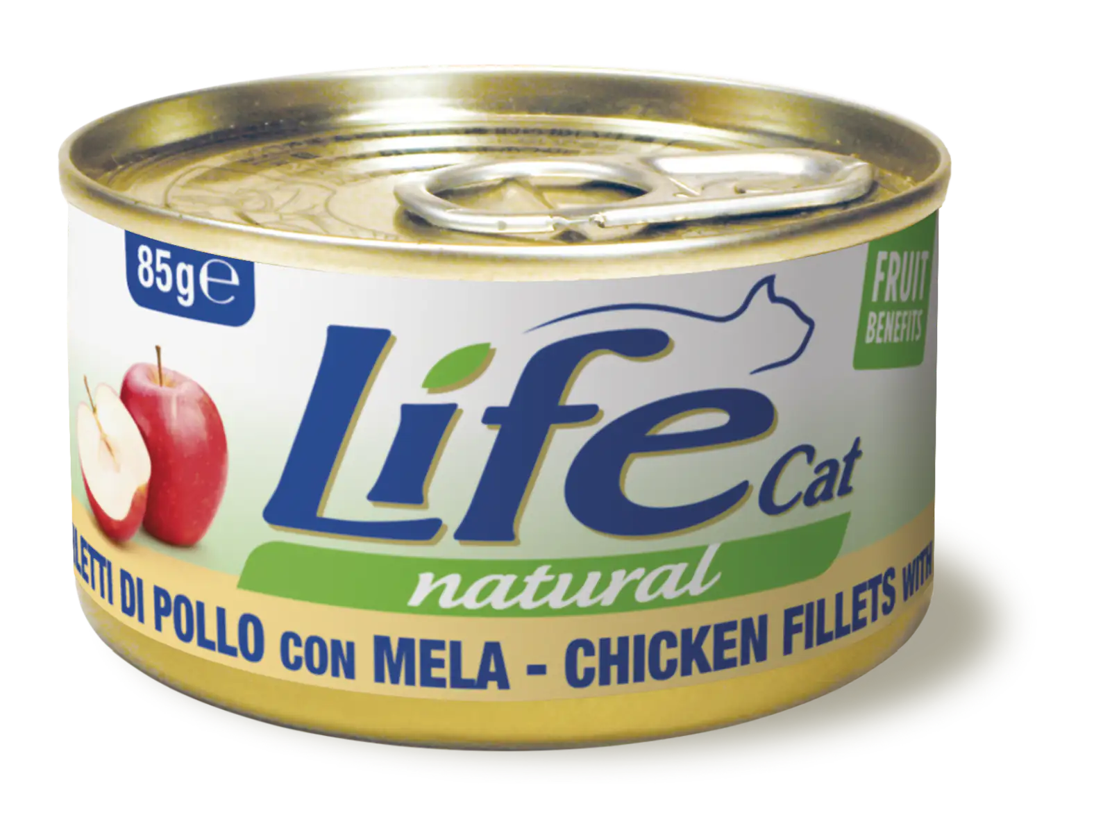 Life Cat Natural con Frutta 85 gr  Pollo con mela bauzaarit.myshopify.com