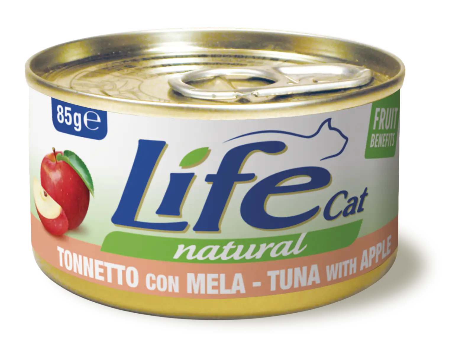 Life Cat Natural con Frutta 85 gr  Tonnetto con mela bauzaarit.myshopify.com