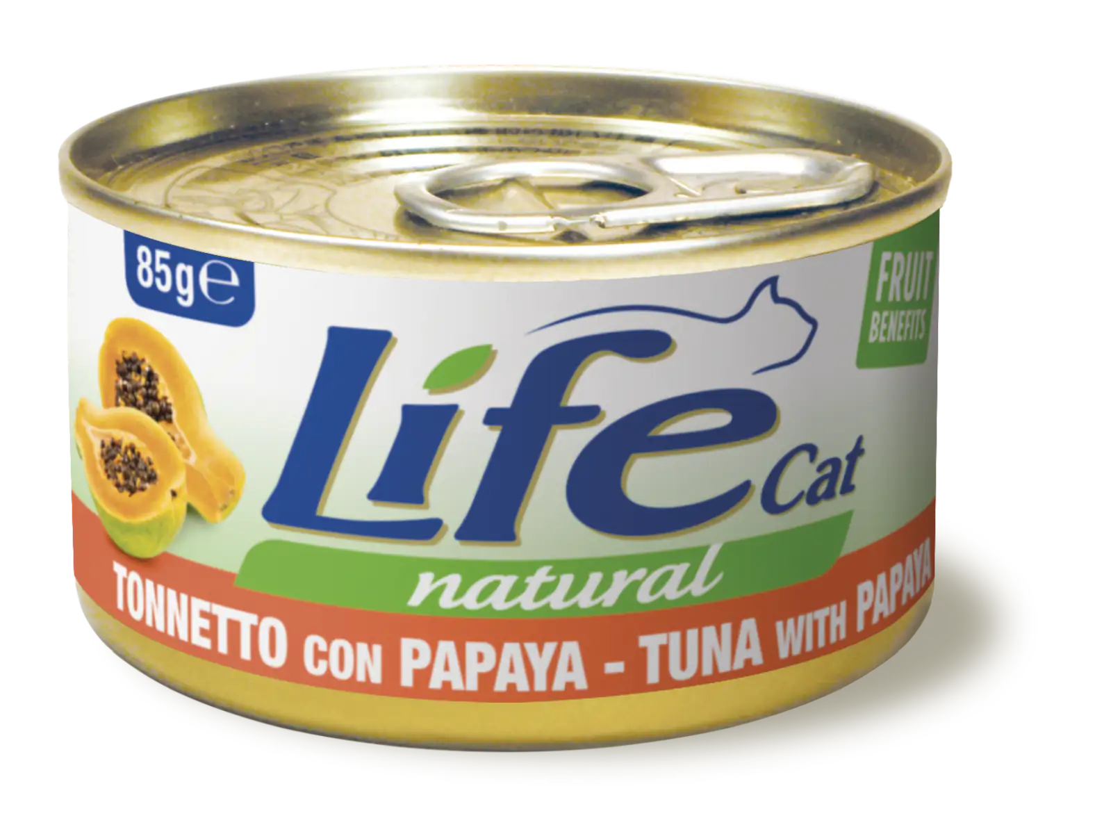 Life Cat Natural con Frutta 85 gr  Tonno con papaya bauzaarit.myshopify.com