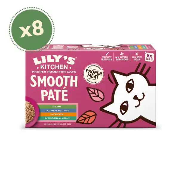 Lily's Kitchen Cat Smooth Patè Multipack 8x85 gr   bauzaarit.myshopify.com