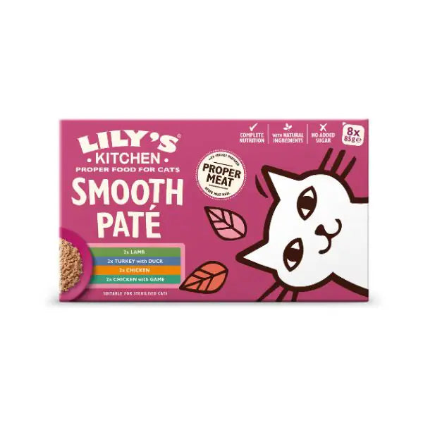 Lily's Kitchen Cat Smooth Patè Multipack 8x85 gr   bauzaarit.myshopify.com