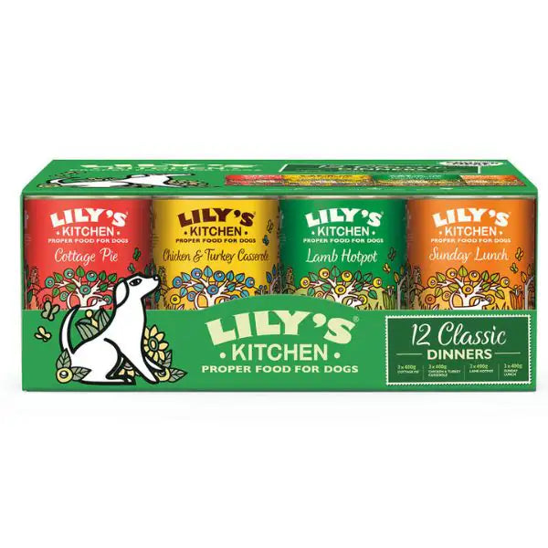 Lily's Kitchen Dog multipack 12x400 g Classic Dinners  Multigusto bauzaarit.myshopify.com
