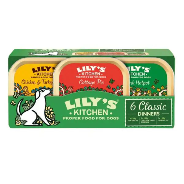 Lily's Kitchen Dog multipack 6x150 g Classic Dinners  Multigusto bauzaarit.myshopify.com