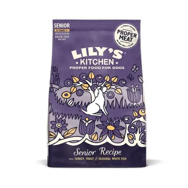Lily's Kitchen Turkey, Trout & White Fish Senior Recipe  2,5 kg bauzaarit.myshopify.com