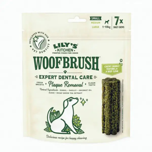 Lily's Kitchen Woofbrush Dental Snack  Small: 7 snack x 24 gr bauzaarit.myshopify.com