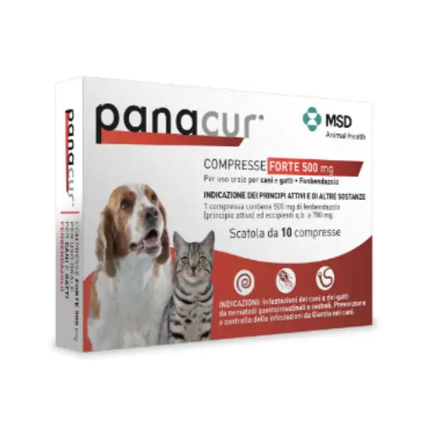 MSD Panacur Forte compresse cane e gatto  Confezione da 10 compresse bauzaarit.myshopify.com