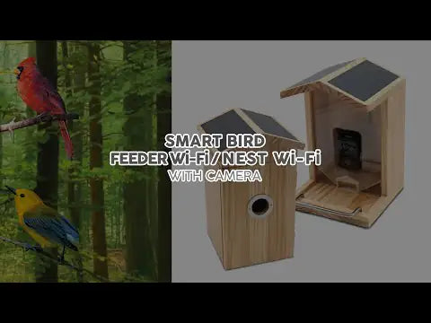Mangiatoia Smart WiFi mangiatoia per uccelli con telecamera HD Croci Birds   bauzaarit.myshopify.com