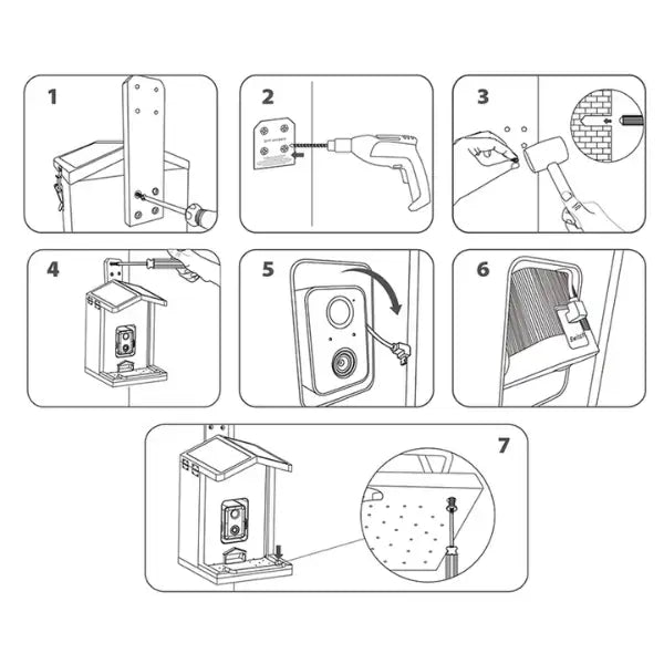 Mangiatoia Smart WiFi mangiatoia per uccelli con telecamera HD Croci Birds   bauzaarit.myshopify.com