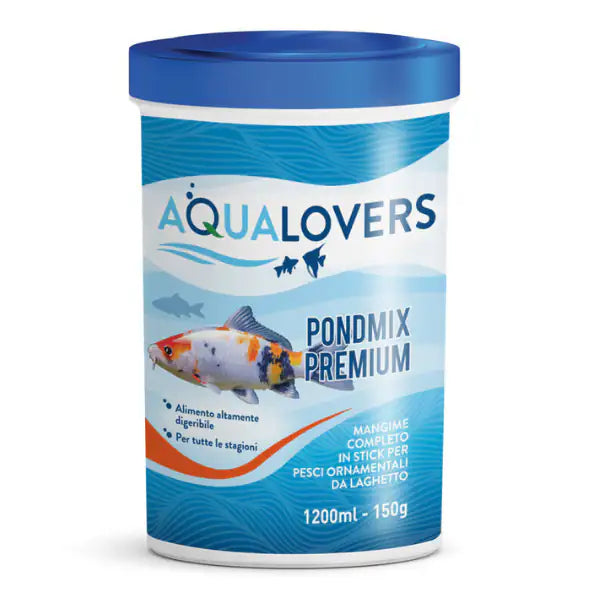 Mangime completo per pesci ornamentali da laghetto Aqualovers  Pondmix Premium in stick - 150 gr bauzaarit.myshopify.com