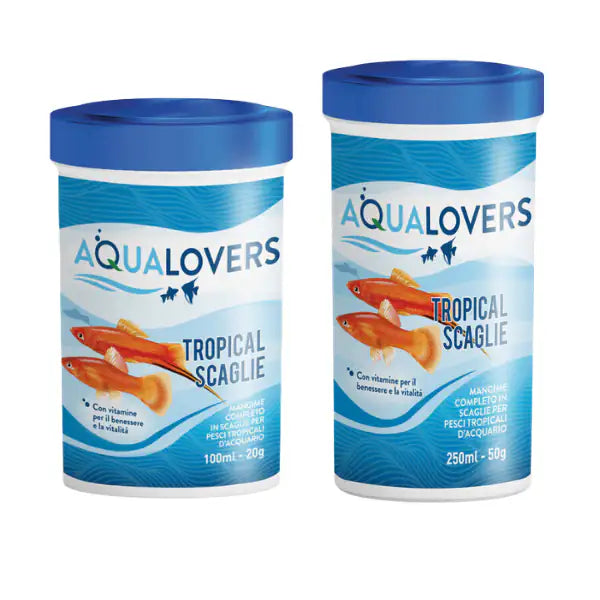 Mangime completo per pesci tropicali d'acqua dolce Tropical Scaglie Aqualovers   bauzaarit.myshopify.com