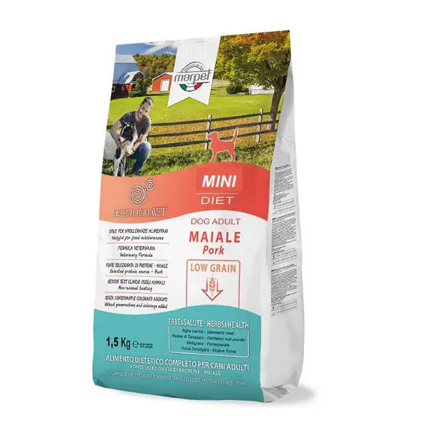 Marpet Aequilibria Vet Low Grain Dog Mini Maiale  1,5 kg bauzaarit.myshopify.com