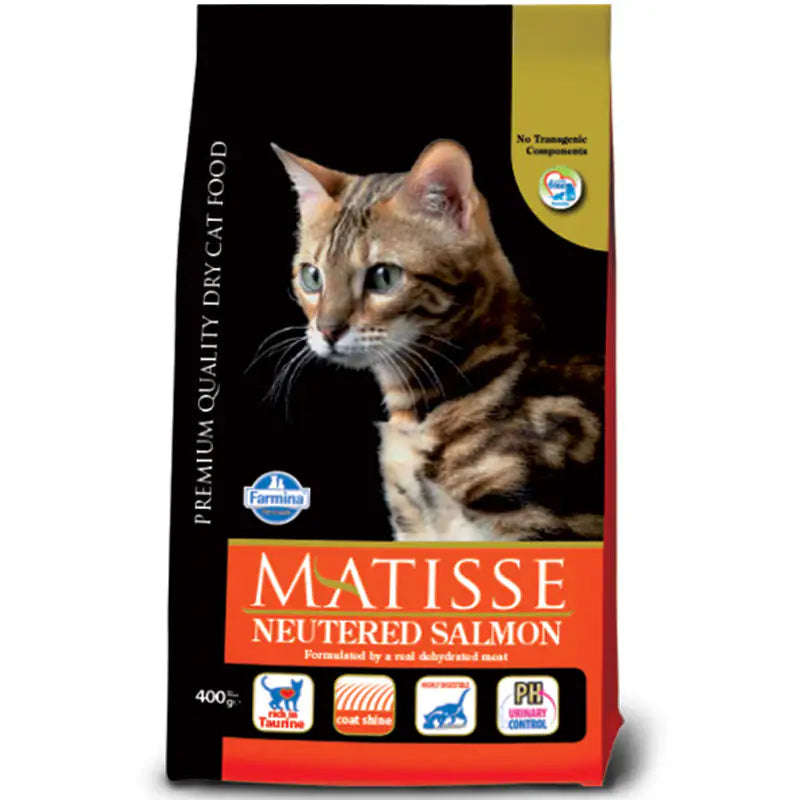 Matisse Superpremium Cat Neutered Salmone   bauzaarit.myshopify.com