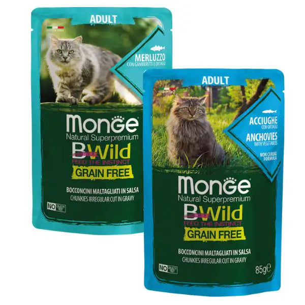 Monge BWild Grain Free Adult Cat 85 gr   bauzaarit.myshopify.com