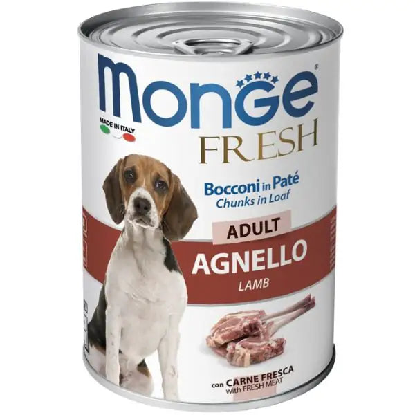 Monge Fresh Adult Patè 400 gr  Agnello bauzaarit.myshopify.com