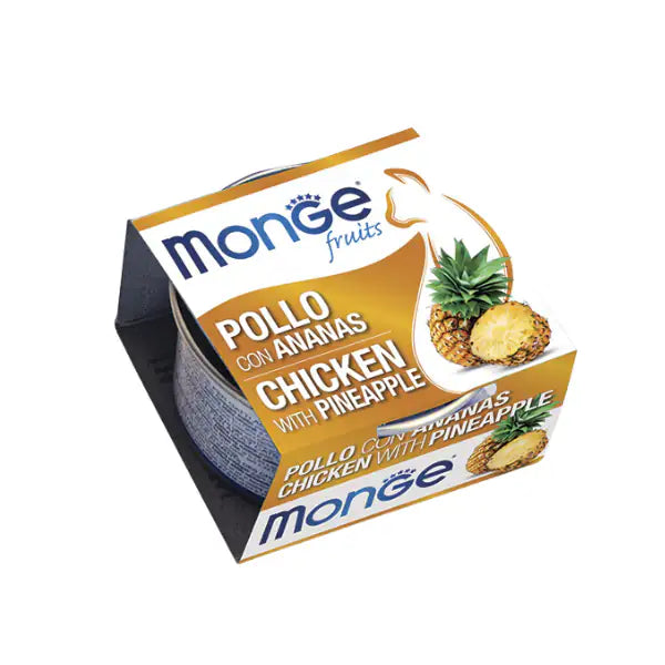Monge Fruits Cat Adult prelibatezze naturali 80 gr  Pollo con ananas bauzaarit.myshopify.com