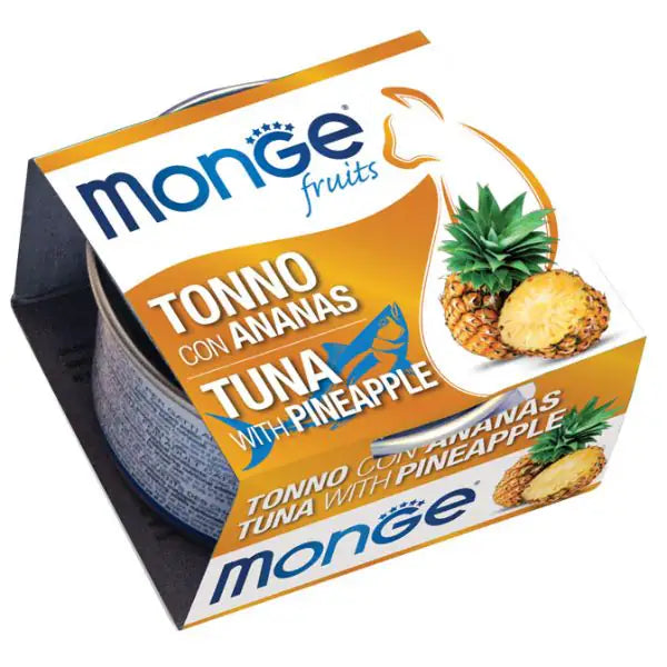 Monge Fruits Cat Adult prelibatezze naturali 80 gr  Tonno con ananas bauzaarit.myshopify.com
