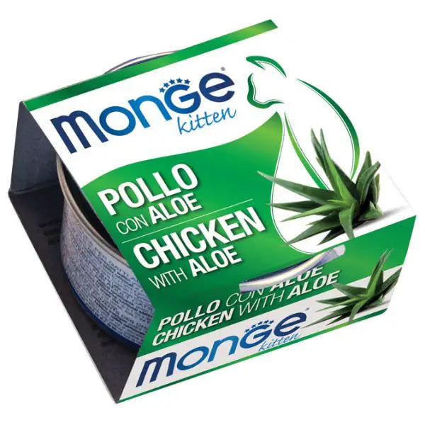 Monge Fruits Kitten 80 gr  Pollo e aloe bauzaarit.myshopify.com