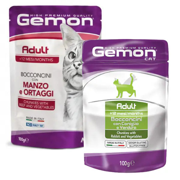 Monge Gemon Cat Adult Bocconcini 100 gr   bauzaarit.myshopify.com