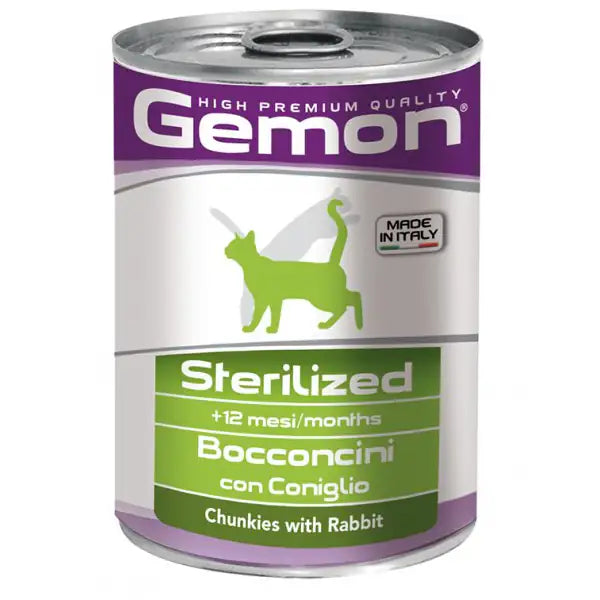 Monge Gemon Cat Sterilised Bocconcini 415 gr   bauzaarit.myshopify.com