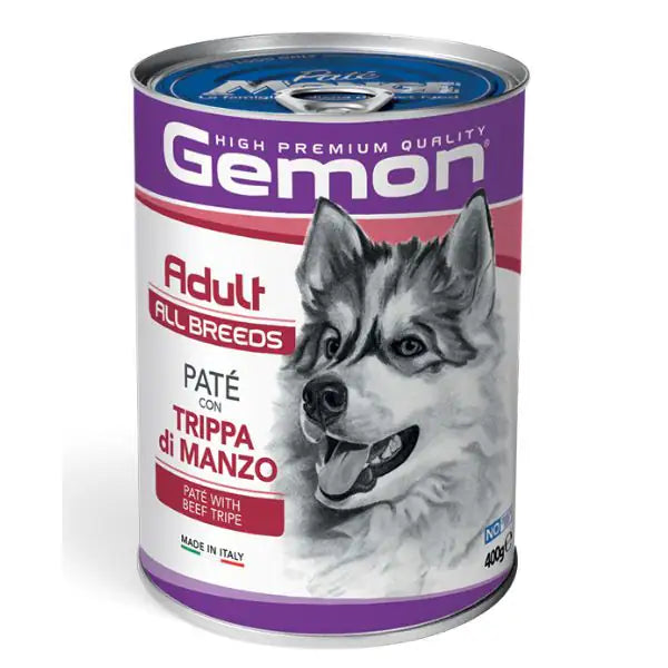 Monge Gemon Dog Adult All Breeds Patè 400 gr  con Trippa di Manzo bauzaarit.myshopify.com